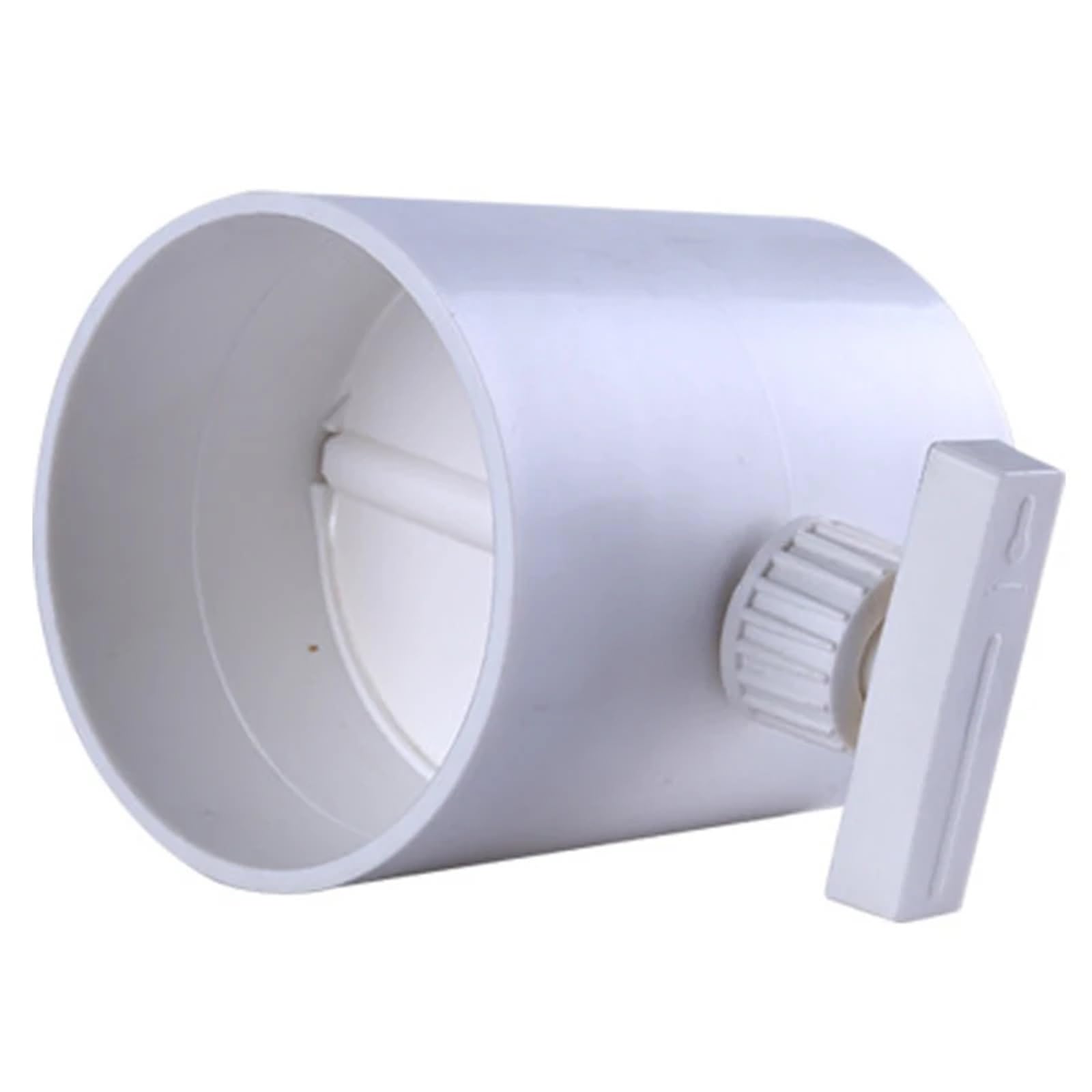 Pknaqwlsx 150Mm Hvac Manual Plastic Air Duct Check Valve Volume Flow Rate Damper For Ventilation Flexible Pipe 80/100/120/ Abs(150Mm)