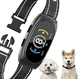 無駄吠え防止首輪 むだぼえ防止首輪 小型犬用 犬吠え防止グッズ 電流ショック不使用 中型犬用首輪 超軽量 無駄吠え防止器具 全自動 犬しつけ USB充電式 8段階の感度調整 ピーの音 振動 ビープ音＋振動 3つのモード 日本語取扱説明書