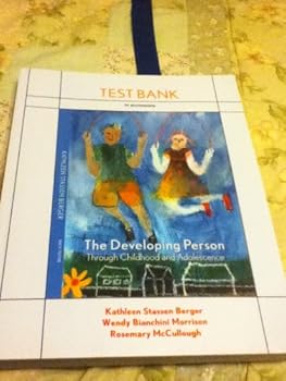 Hardcover Test Bank to Accompany the Developing Person Through Childhood and Adolescence Book