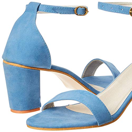 Image of Misto Women's and Girl's Formal Casual Suede Leather Block Heel Sandal