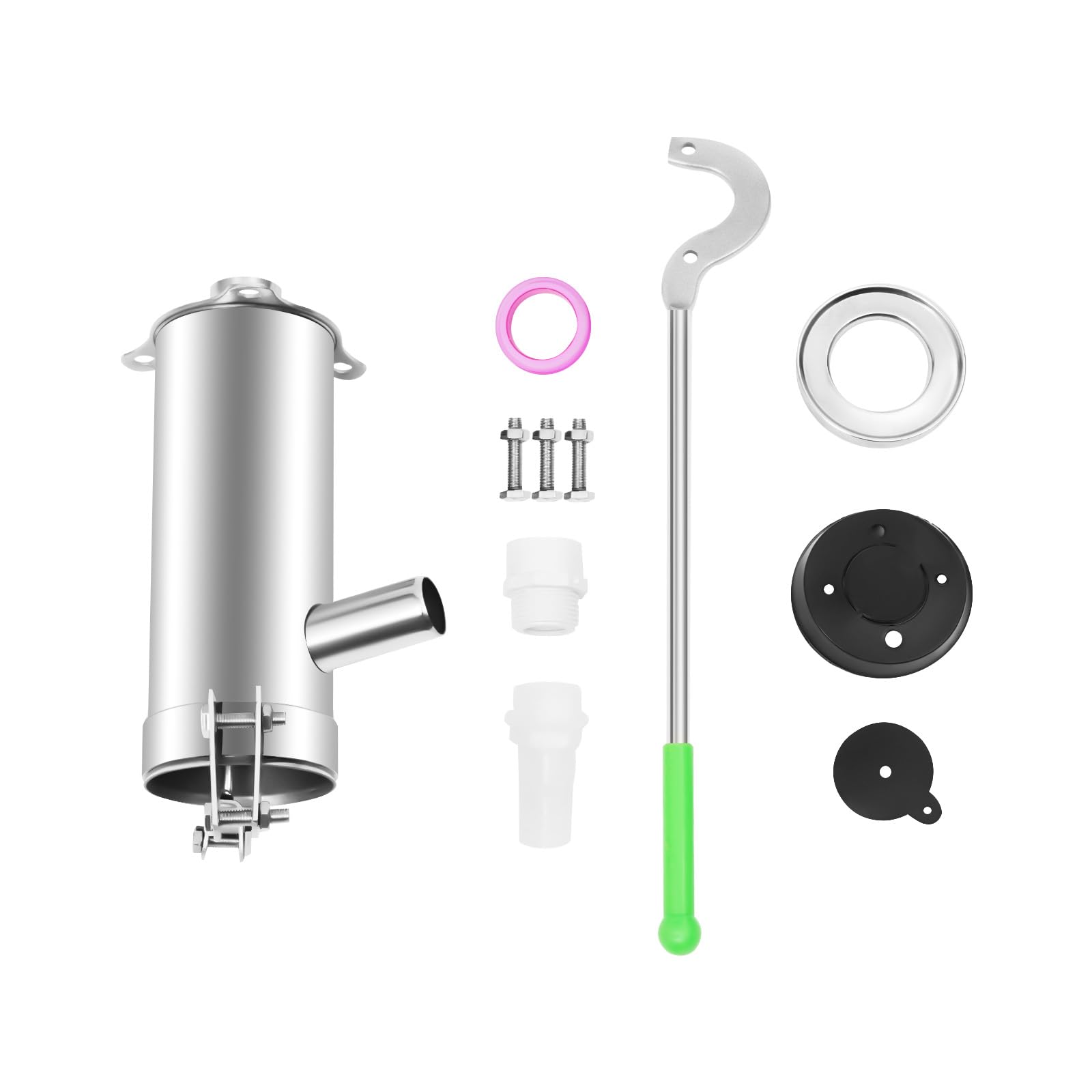Pompa dell'acqua in acciaio inox, Home pompa da giardino manuale di ricambio, pompa a mano per acque sotterranee fino a 10 m di profondità