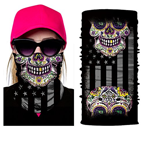Bj Global Tour de cou sans coutures pour motard unisexe Cover