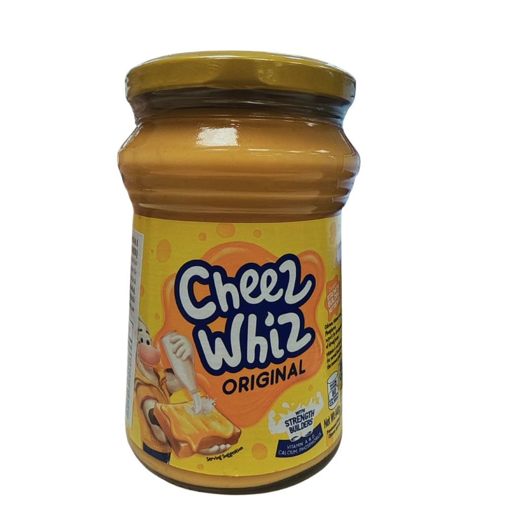 Cheez Whiz Queso Fundido para Untar, Pasta de Queso para Pan, Arepas y Galletas