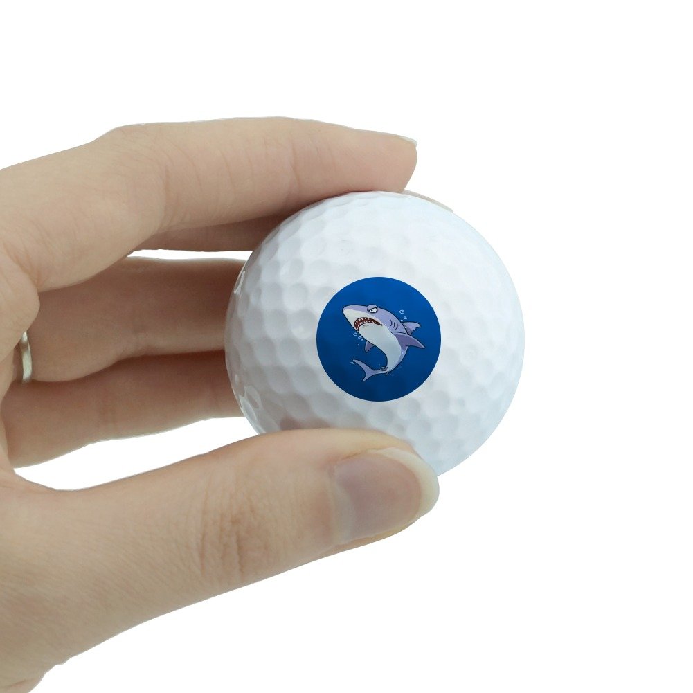 GRAPHICS & MORE Stoic Bald Eagle Novelty Golf Balls 3 Pack