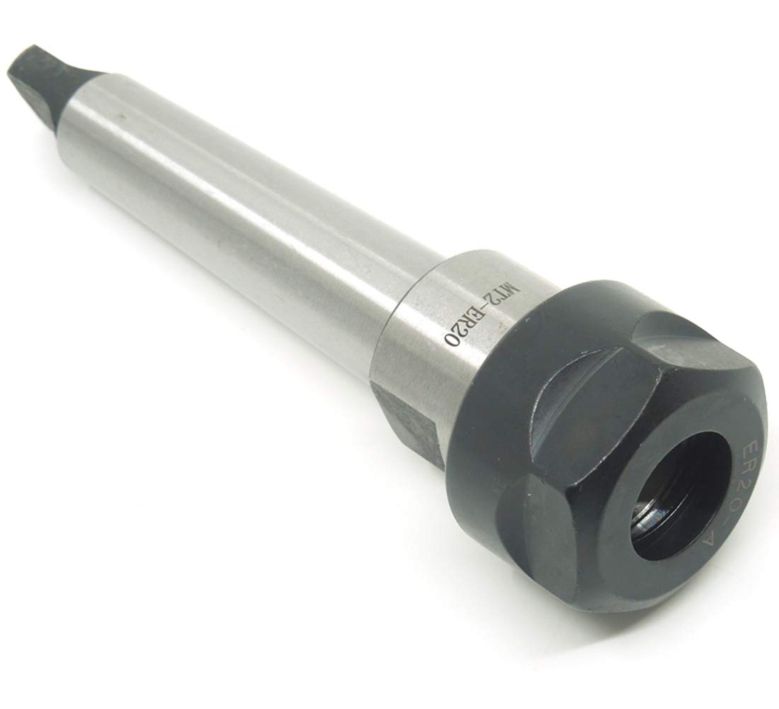 MT2 ER20 Morse Spindle Taper Flat tail shank collet chuck tool