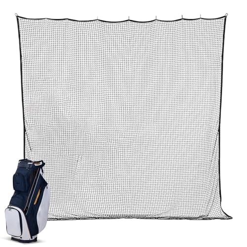 Red de Entrenamiento de Golpe de Golf | Red de Práctica de Golf 3x3 Metros | Entrenador Deportivo Multiusos para Pelotas En Interior/Exterior Jardín Garaje Camping
