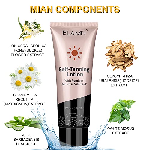 LOPHE Self Tan Body Cream, Premium Sunbed Tanning Accelerator, Longlasting Moisturizing Sunless Tanning Lotion - Image 3