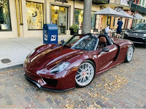 Image of HOME13 Vinyl Wrap Sheet for Car & Bike Self Adheisve Vinyl Wrap Sticker & Decal Roll Film Air Release Bubble Free (Maroon Gloss Wrap, 12x100 Inches)