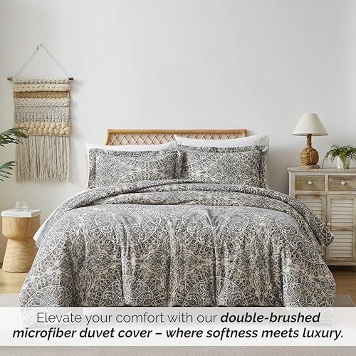 Southshore Fine Living, Inc. MF-DUV-ASHNTI-GRY-K Soft Duvet Cover Set thumb #5