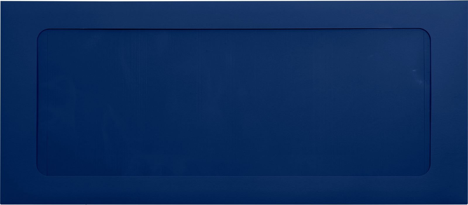 LUXPaper #10 Business Full Face Window Envelopes | Peel & Press | 4 1/8" x 9 1/2" | Navy Blue | 80lb. Text | 1,000 Qty