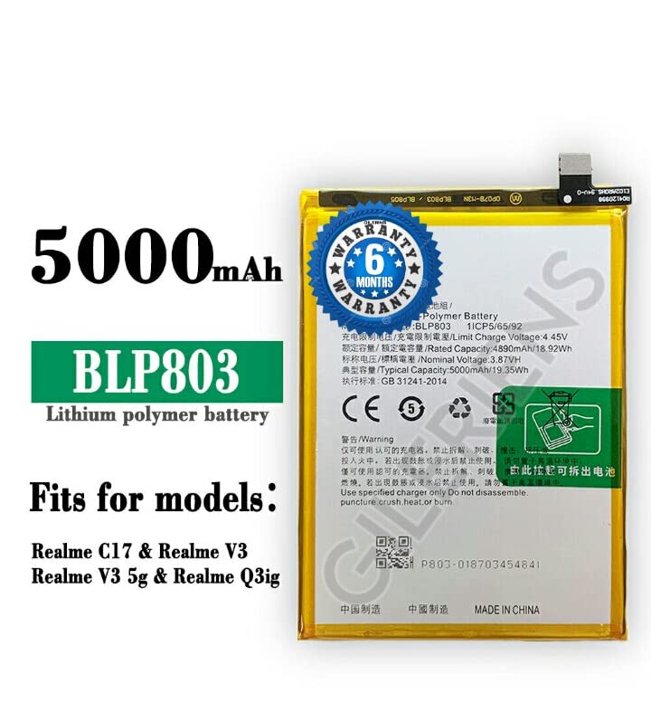Image of Original BLP803 Battery for Oppo 7i / A53 / V3 /C17 / V3 5G Battery with 6 Month Warranty****(P00332)