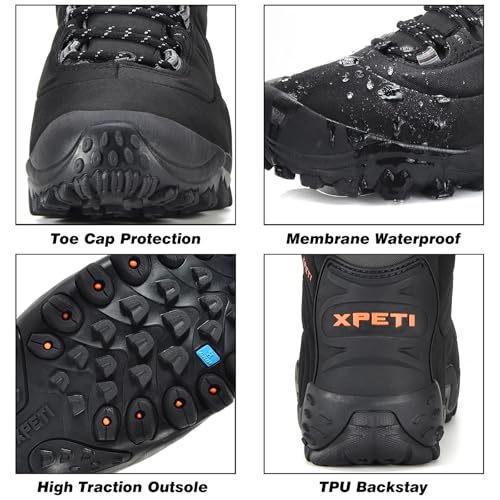 XPETI Women's Thermator Mid High-Top Waterproof Outdoor Hiking Boot2