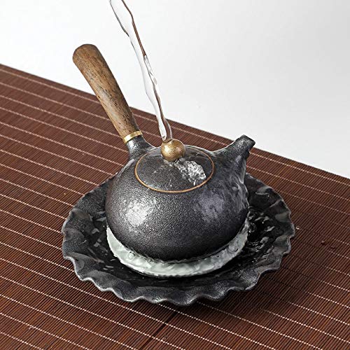 SKREOJF Diseño teteras de cerámica de Madera de la manija de Kung Fu Juegos de té de Porcelana de cerámica del Servicio… - Imagen 5
