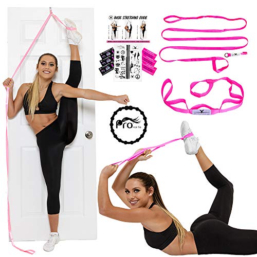 Stunt Stand Door Flexibility & Stretching Leg Strap - Great for Cheer, Dance