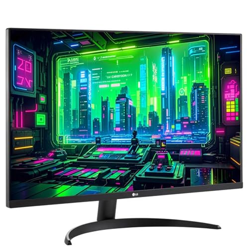 Image of LG 32 inch Ultrafine 4K UHD (3840 x 2160) Computer Monitor, HDR10, 90% DCI-P3, Dynamic Action Sync, OnScreen Control, Built-in Speakers, Black Stabilizer, Flicker Safe, Tilt Adjustment