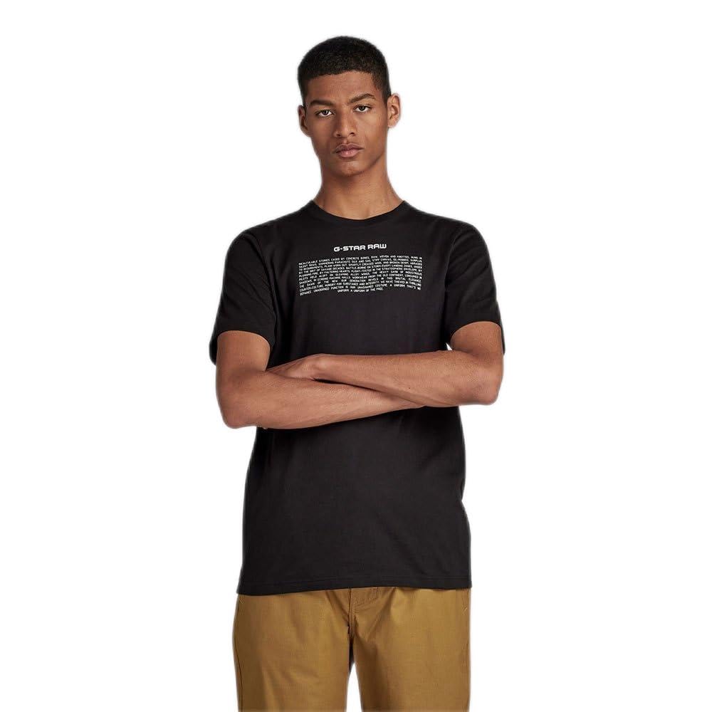 G-Star Men's Poem Slim T-Shirt, Black (dk black D23902-336-6484), M