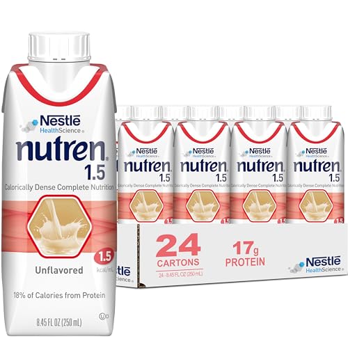 Nestle Nutren 1.5 Tube Feeding Formula Unflavored 250 mL Carton 24 Ct