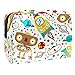 Make-up-Tasche PVC-Kosmetiktasche für Frauen wasserdichte Make-up-Tasche mit Reißverschluss Tragbare Reise-Kulturtasche Raumschiff Rockets Galaxy Planet Spielzeugroboter