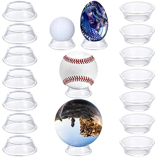 Lranfow Baseball Stand Sphere Holder Egg Display Stands For Display Balls Or Other Round Items, Dual-Use Sizes,16 Pcs #TOP10