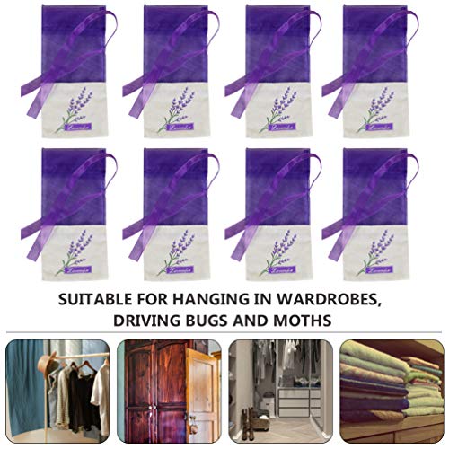 Luxshiny 12 sachets lavanda aroma algodón miniatura 7