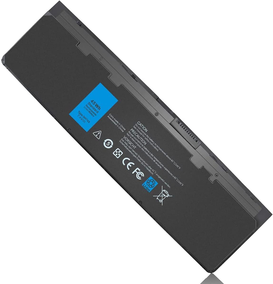 E7240 E7250 WD52H VFV59 GHT4X GVD76 Battery for Dell Latitude E7250 E7240 7250 P22S 7240, F3G33 W57CV HJ8KP YDN87 KWFFN J31N7 JN0J1 HJ8KP 451-BBFX 451-BBFW 451-BBQD NCVF0 KKHY1 WG6RP 7.4V 45Wh
