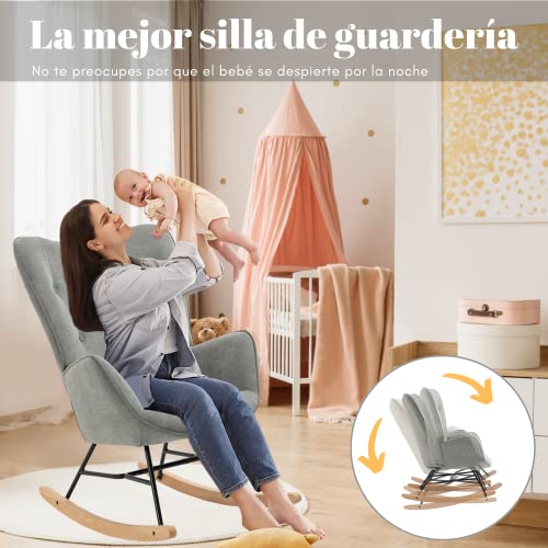 La mejor selección de Mecedoras disponible en línea para comprar. 28 Mecedoras marca GOMYHOME (3)