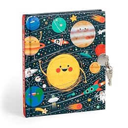Mudpuppy - Solar System Locked Diary for Kids