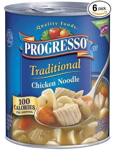 Progresso Traditional Chicken Noodle Soup, 19 Ounce -- 12 per case.