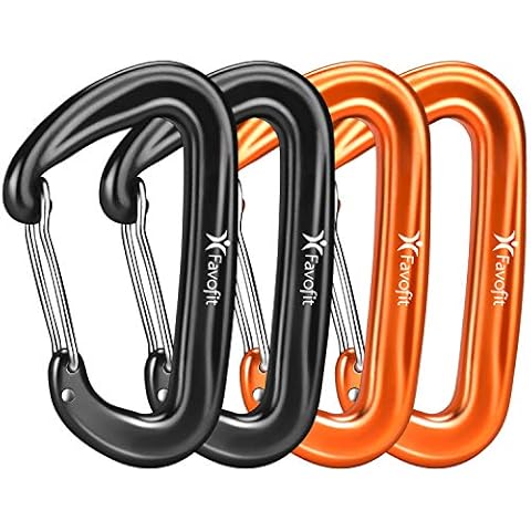 12KN Heavy Duty Carabiner Clips - 3.2'' Small Carbineers for Hiking Camping Hammocks Keys Keychains Dog Leashes - Ideal for Outdoor Enthusiasts Cover