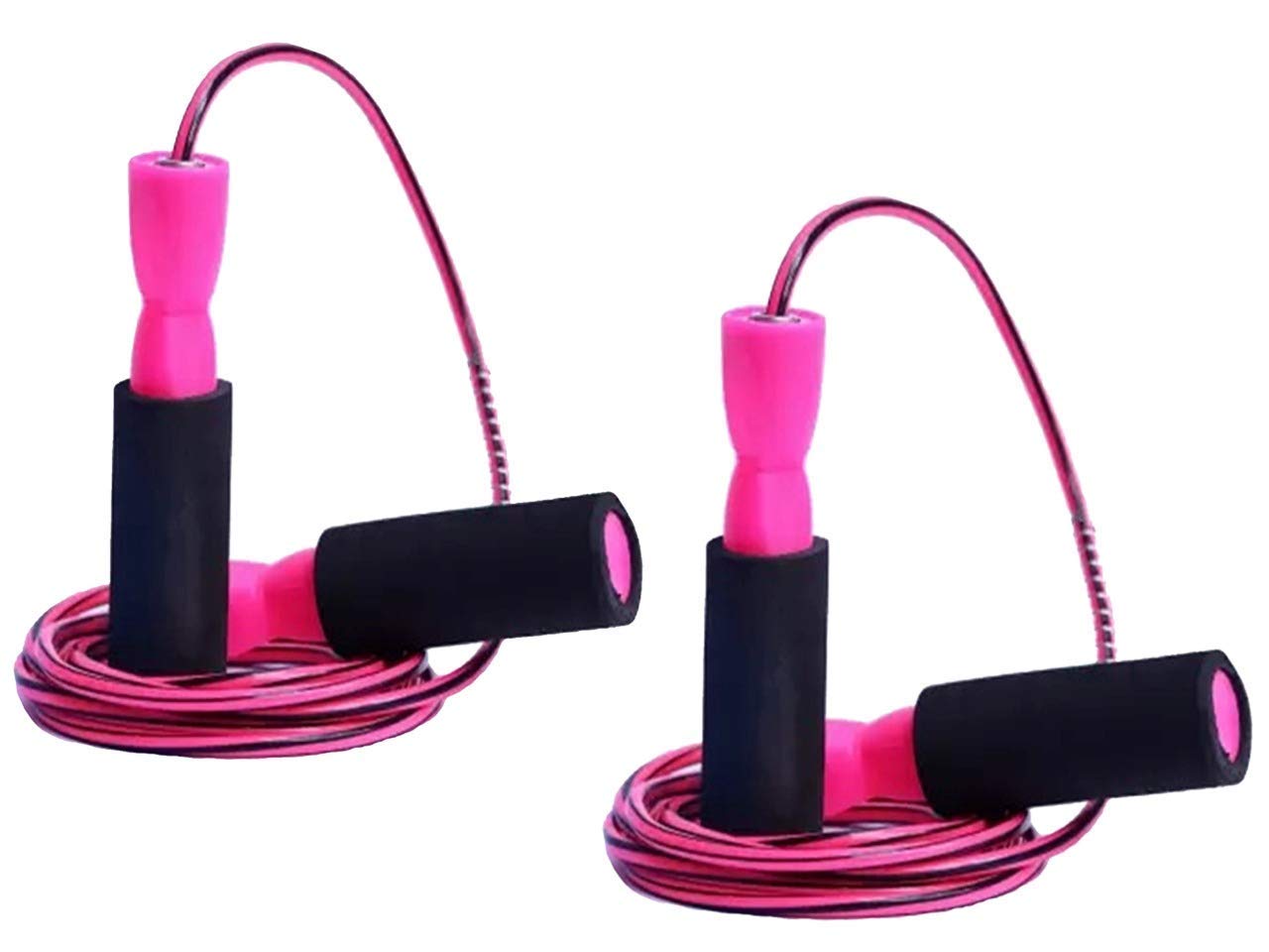 Boss® (Pack of 2) Pink 9Ft Ball Bearing Skipping-Rope Jump Skipping Rope for, Girls Women, Weight Loss - Best in Fitness Sports Exercise & Workout (B08LZTWVYL) Amazon Price History, Amazon Price Tracker