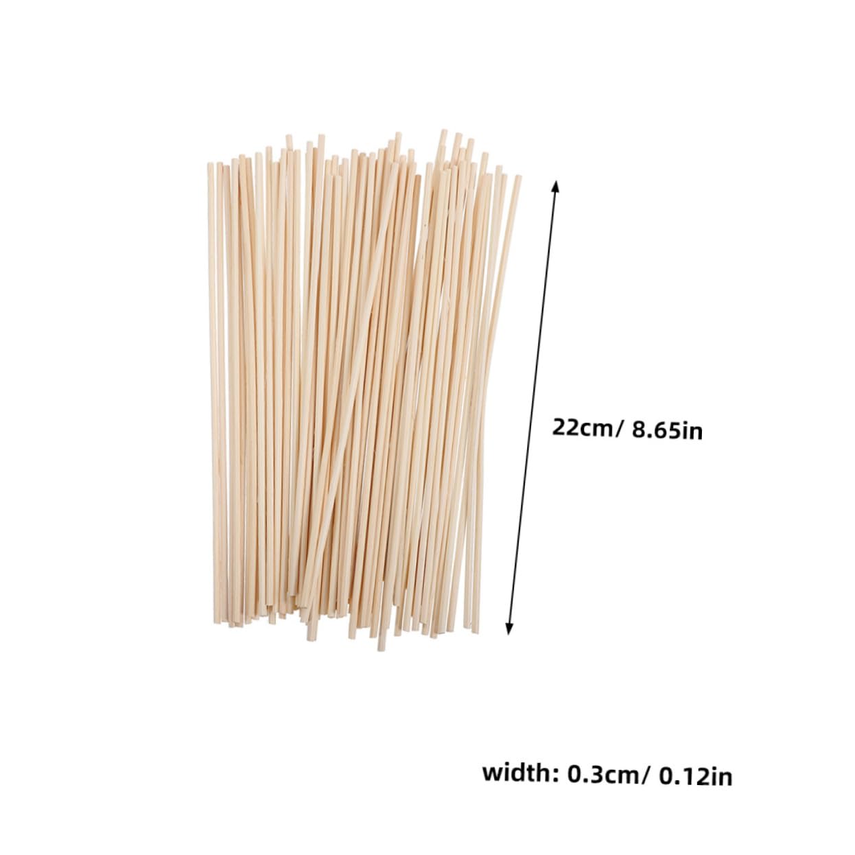 CORHAD 200pcs Diffuser Sticks Natural Rattan Fragrance Vines for Home Office Spa and Events for Diffusers and Relaxation Spaces