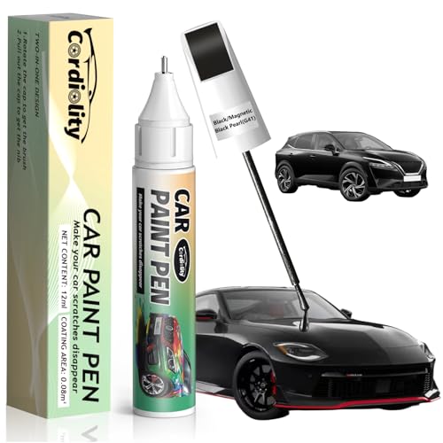 Image of G41 Black /Magnetic Black Pearl Touch Up Paint for Nissan, Color Accurate Car Paint Scratch Repair Pen, Quick & Easy Fix Automotive Chips and Nicks
