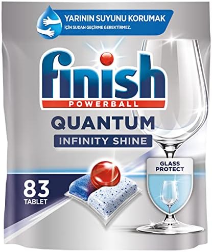 Finish Quantum Infinity Shine 83 Kapsül Bulaşık Makinesi Deterjanı Tableti