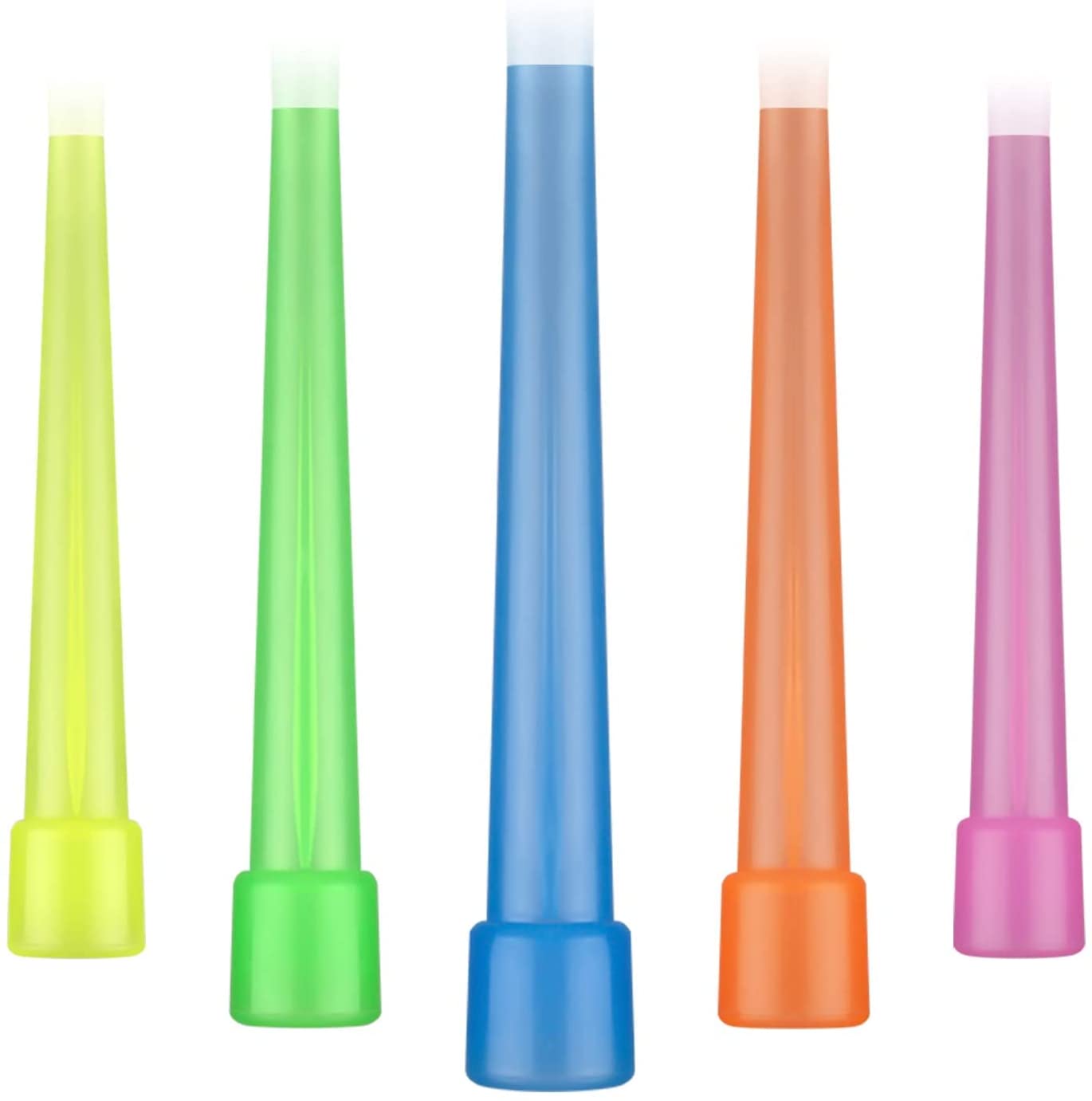 Mouth Tips 100PCS Hookah Tips Disposable BPA-Free Plastic Hookah Accessories Multi-Color Hookah 9 CM