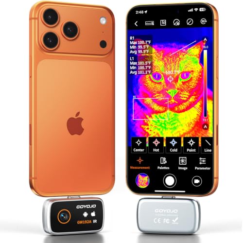 GOYOJO Thermal Imaging Camera for Android/iphone 15/16/17 iO...