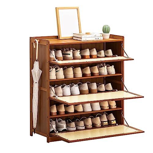 Meuble à chaussures pour dortoir et maison avec étagère de rangement pour entrée étroite