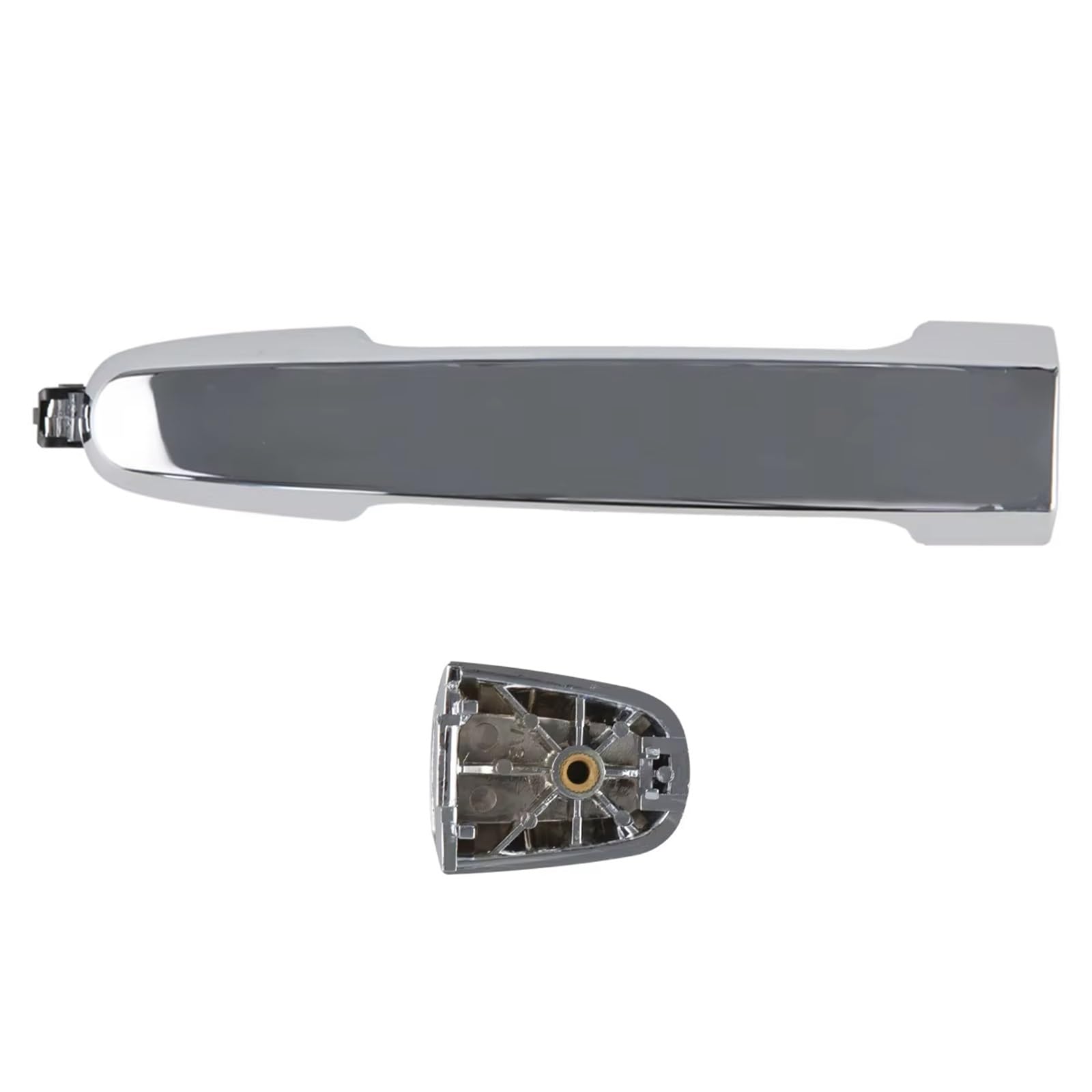 BYSKJZ Car Exterior Door Handle for Toyota for Camry for Innova for Vios for Fortuner for Hilux for Vigo for Corolla 2005-2015 Exterior Outer Door Handle Chrome(Rear Left)