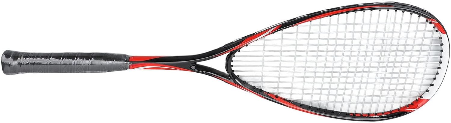 Training Squash Racket, Comfortable, Squash Racket for The Beach (Red)