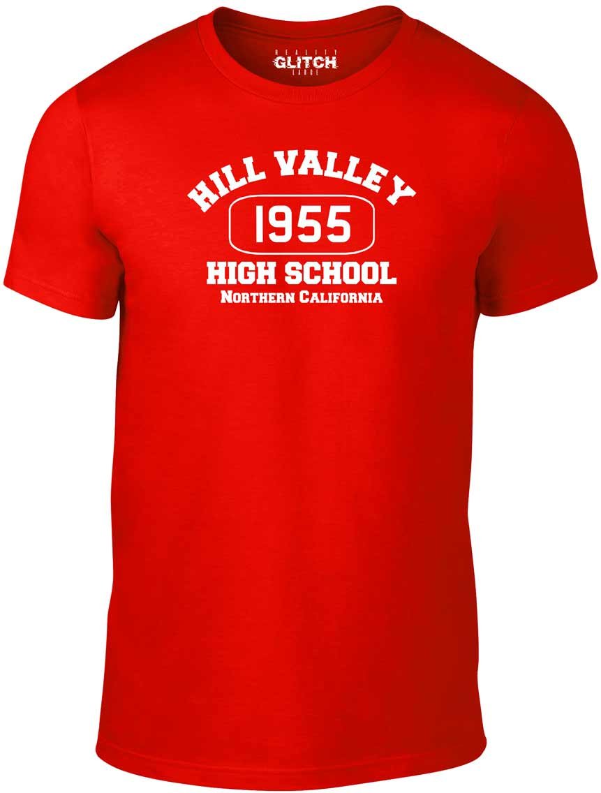 Reality Glitch Men's Red Hill Valley T-Shirt