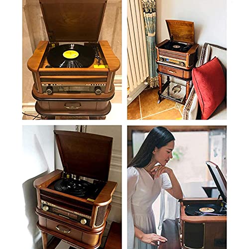 Tourne-disque vinyle Bluetooth, avec haut-parleurs intégrés, platine à 3 vitesses, lecteur phonographe vintage pour toutes les familles - Les Beatles, Paul McCartney, John Lennon, RIngo Starr, George Harrison Tourne-disque vinyle Bluetooth, avec haut-parleurs intégrés, platine à 3 vitesses, lecteur phonographe vintage pour toutes les familles – Image 4