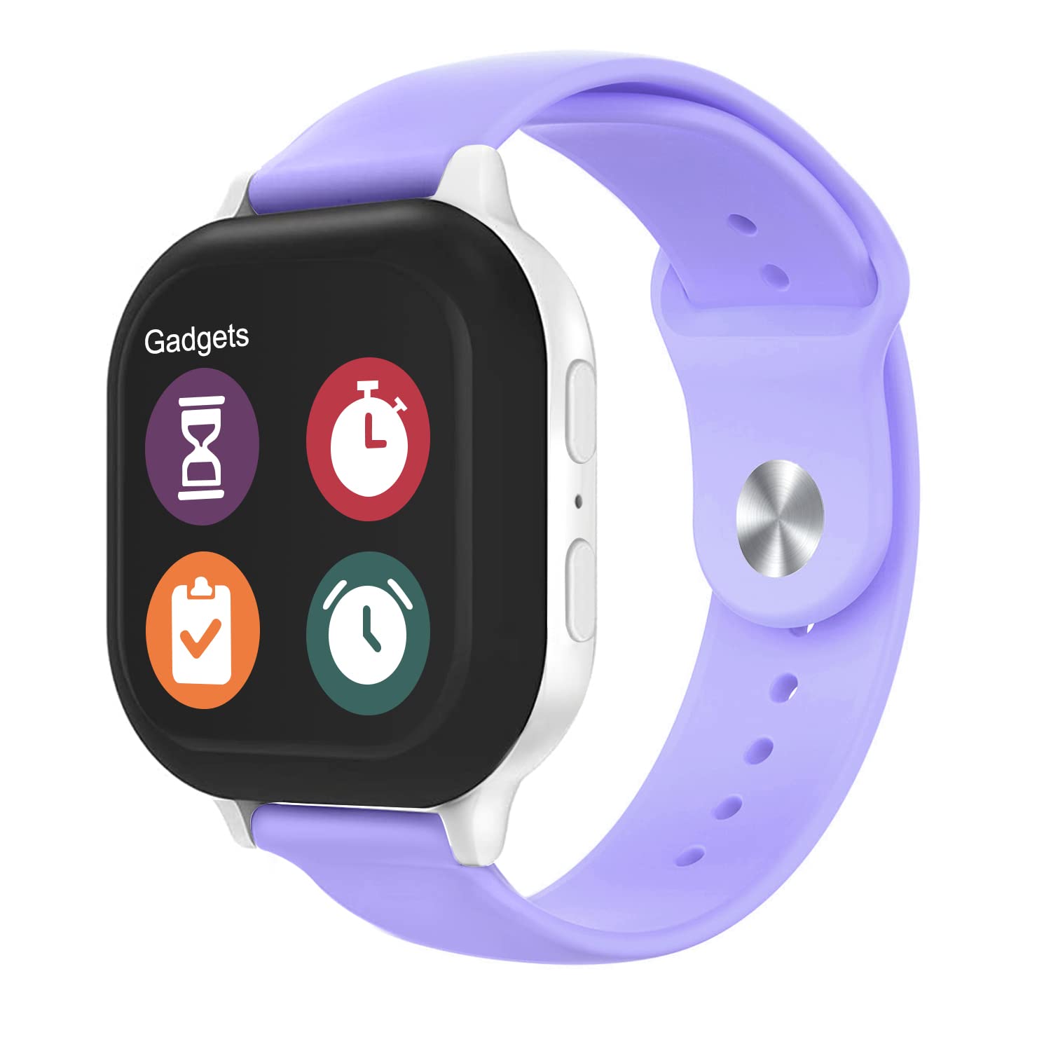 JOHEXIGizmo Watch Band Replacement for Kids, Breathable Soft Silicone Watch Bands Compatible with Gizmo Watch 2 / Gizmo Watch 1 Rubber Watch Band