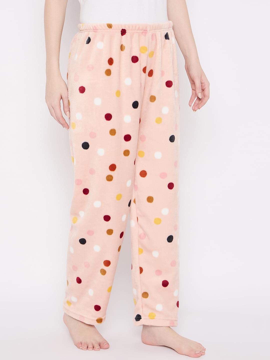 CAMEY Women's Winter Soft & Warm Printed Lower | Pyjama (Peach, XL) - Image 4 thumbnail