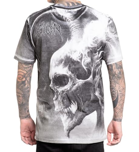 Sullen Men's Grace Artist Series Tattoo Lifestyle Graphic Premium Short Sleeve Tee White2
