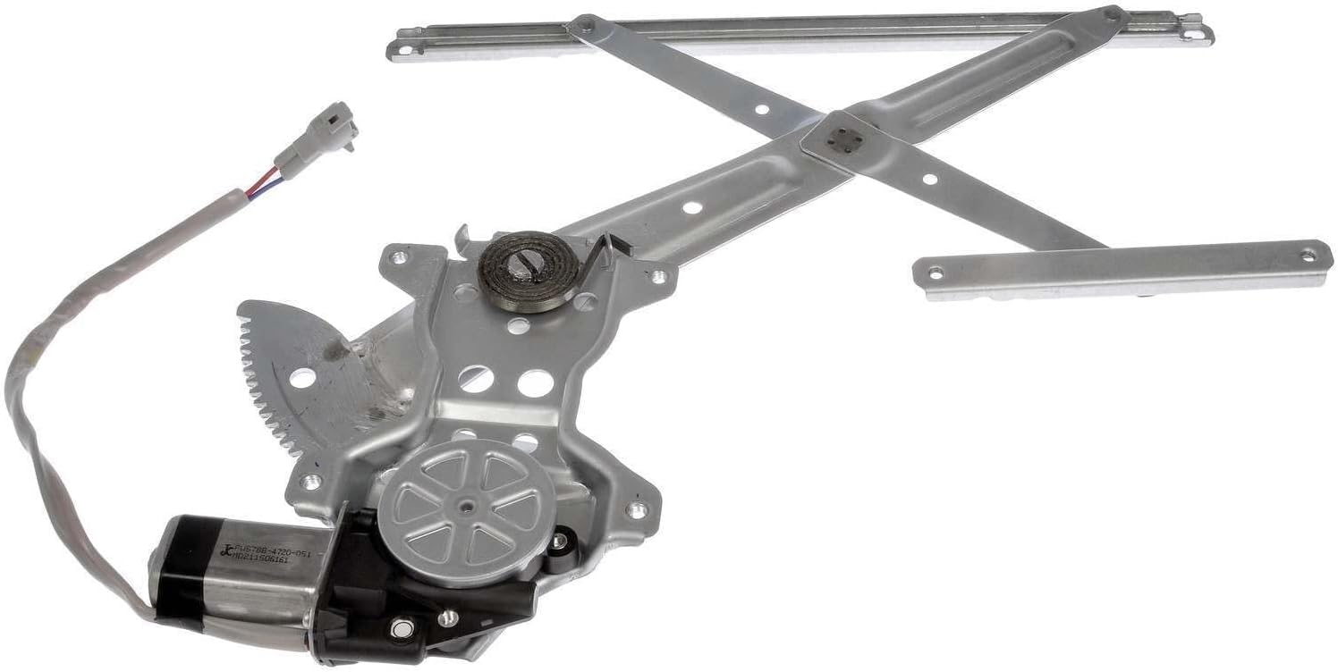 741-537 69801-35020, 85710-AA020, 69801-35040, 69801-89120 Window Regulator Front Right W/2 pin Motor 90-95 4Runner Pickup wo/Vent