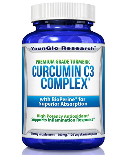 Curcumin C3 Complex with BioPerine - Powerful Health Benefits - Non-GMO Vegetarian Tumeric