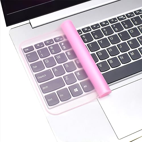 Protector de Teclado Universal de Silicona Rosa 15-17.3" miniatura 2