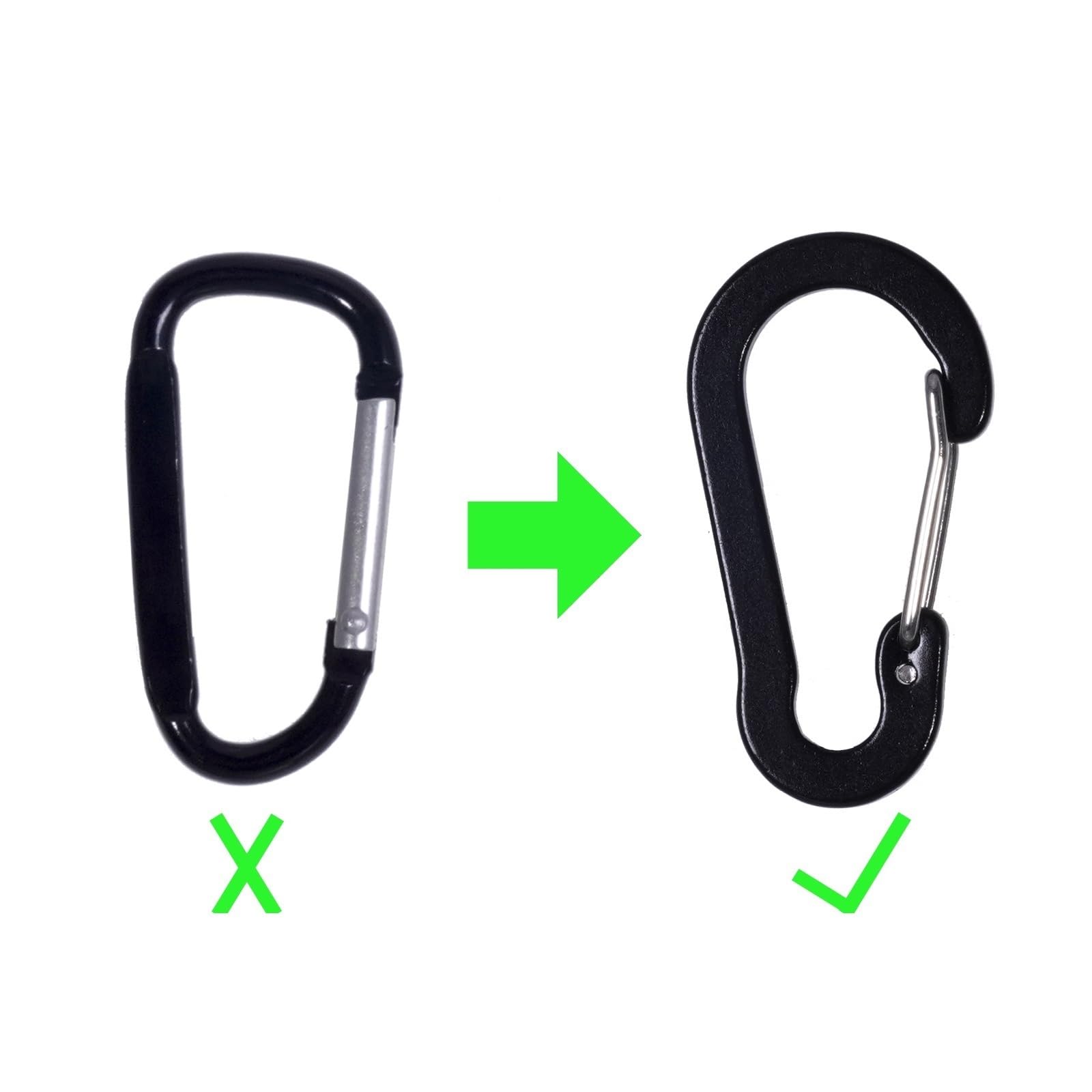 Manes De Pesca Accesorios de Pesca, Soporte magnético de liberación de Red con imán Fuerte Enrollado, Herramientas de Arrastre de Cuerda anticaída, 2 uds. Iman De Neodimio(Black Magnetic)