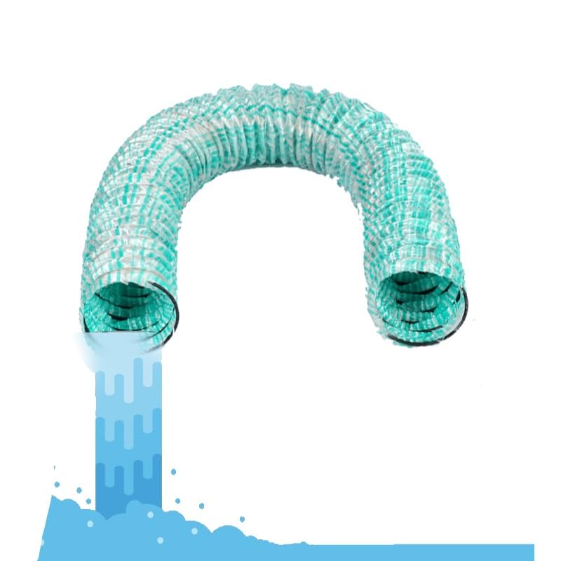 Tubo di drenaggio Perforato da 100 mm, Tubo di drenaggio Perforato Francese in Tessuto Non Tessuto da 3 m, 100 m, 10 m, 5 m, 25 m, 50 m, 70 m, 60 m, 55 m, 80 m, per Prato, Giardinaggio, cort