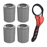 Caterpillar 2V-0036 Cab Air Filter w/IHD Strap Wrench Bundle (4)