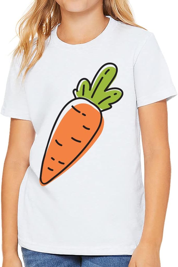 Carrot Graphic Kids' T-Shirt - Art Print T-Shirt - Art Tee Shirt for Kids
